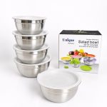 لگن استیل درب دار 5 پارچه یونیک - تصویر 2