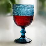 گیلاس فیروزه ای مدل منجوقی وارداتی کد 6-312 و 7-312