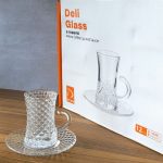 فنجان نیم دسته و نعلبکی وارداتی کد 415C/12